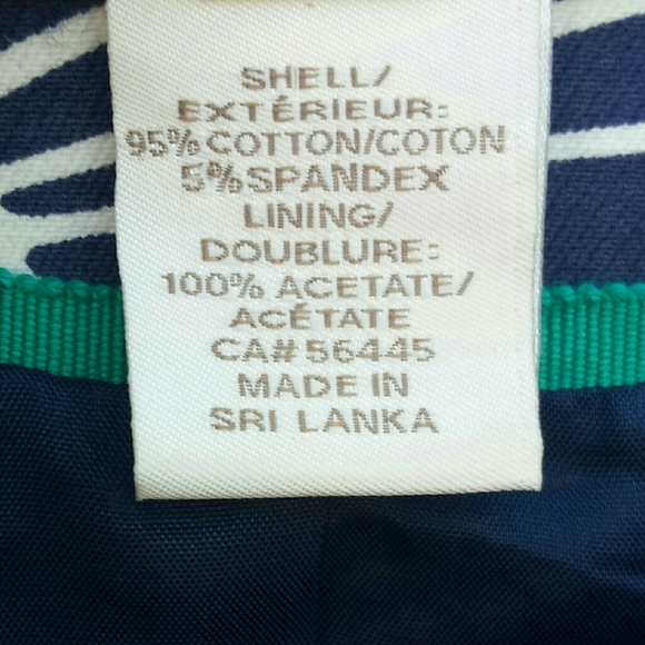 J Crew Navy White Fanfare Cropped Blazer 2 - Picture 12 of 14